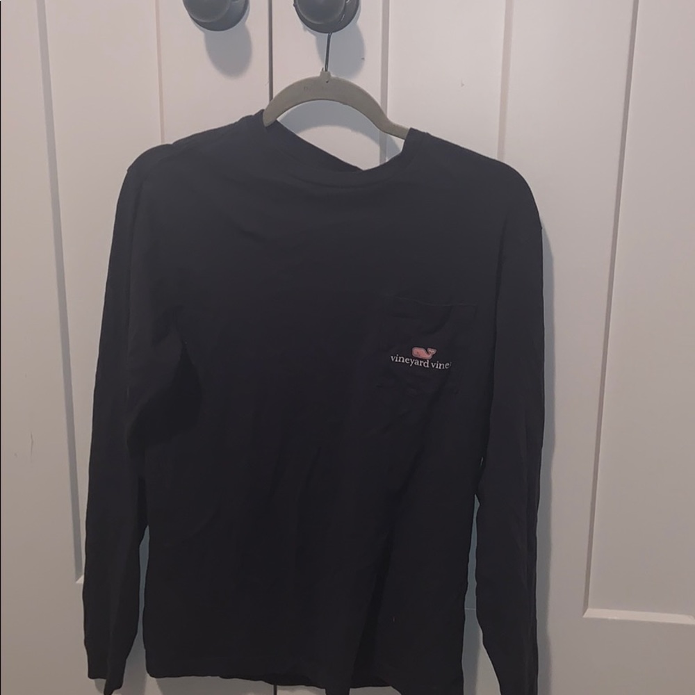 navy blue vineyard vines long sleeve